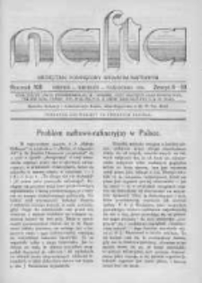 Nafta. Organ Związku Polskich Przemysłowców Naftowych we Lwowie . 1934, Nr 8-10