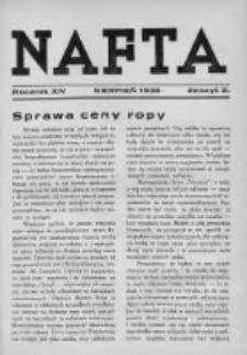 Nafta. Organ Związku Polskich Przemysłowców Naftowych we Lwowie . 1935, Nr 2