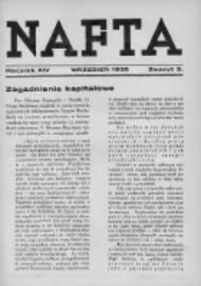 Nafta. Organ Związku Polskich Przemysłowców Naftowych we Lwowie . 1935, Nr 3