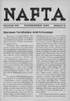 Nafta. Organ Związku Polskich Przemysłowców Naftowych we Lwowie . 1935, Nr 4