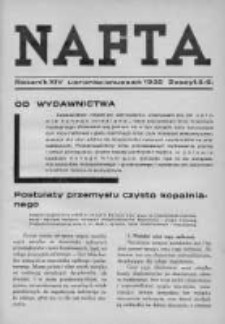 Nafta. Organ Związku Polskich Przemysłowców Naftowych we Lwowie . 1935, Nr 5-6