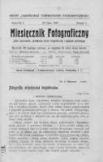 Miesięcznik Fotograficzny. 1907, Nr 3