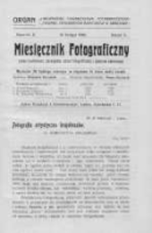 Miesięcznik Fotograficzny. 1908, Nr 2