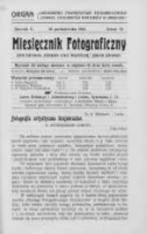 Miesięcznik Fotograficzny. 1908, Nr 10