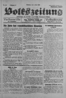 Volkszeitung 4 maj 1938 nr 121
