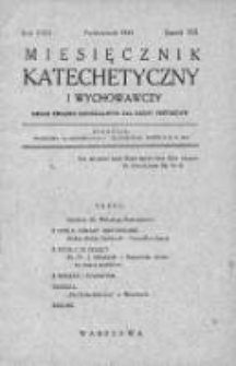 Miesięcznik Katechetyczny i Wychowawczy. 1934. R.XXIII, zeszyt 8