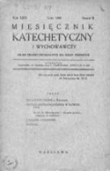 Miesięcznik Katechetyczny i Wychowawczy. 1935. R.XXIV, zeszyt 2