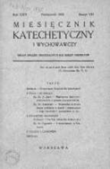 Miesięcznik Katechetyczny i Wychowawczy. 1935. R.XXIV, zeszyt 8