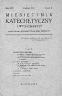 Miesięcznik Katechetyczny i Wychowawczy. 1935. R.XXIV, zeszyt 10