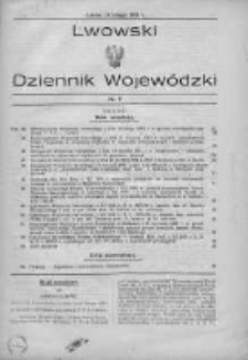 Lwowski Dziennik Wojewódzki. 1931, Nr 2