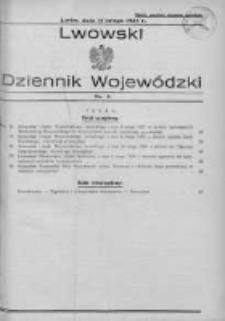 Lwowski Dziennik Wojewódzki. 1935, Nr 3