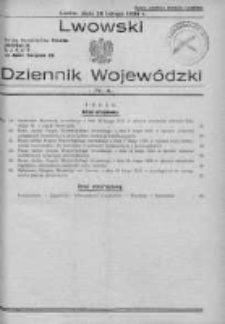 Lwowski Dziennik Wojewódzki. 1935, Nr 4