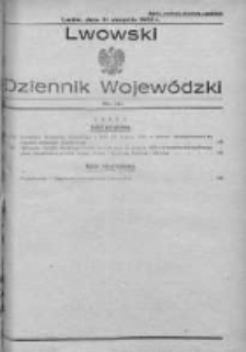 Lwowski Dziennik Wojewódzki. 1935, Nr 16