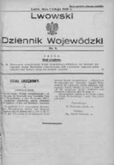 Lwowski Dziennik Wojewódzki. 1936, Nr 3