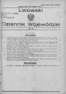 Lwowski Dziennik Wojewódzki. 1936, Nr 4