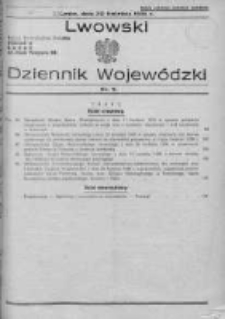 Lwowski Dziennik Wojewódzki. 1936, Nr 9