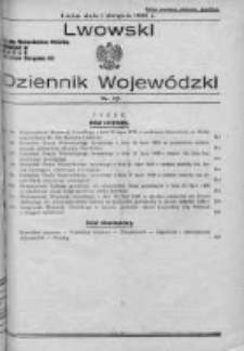 Lwowski Dziennik Wojewódzki. 1936, Nr 15