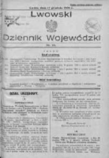 Lwowski Dziennik Wojewódzki. 1936, Nr 23