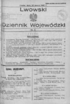 Lwowski Dziennik Wojewódzki. 1937, Nr 5