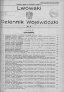 Lwowski Dziennik Wojewódzki. 1937, Nr 6