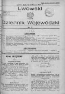 Lwowski Dziennik Wojewódzki. 1937, Nr 7