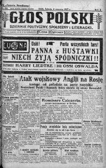 Głos Polski : dziennik polityczny, społeczny i literacki 4 czerwiec 1927 nr 152