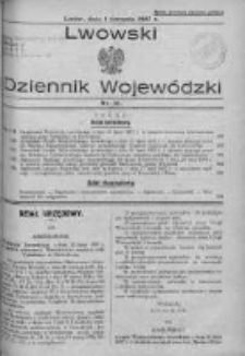 Lwowski Dziennik Wojewódzki. 1937, Nr 16