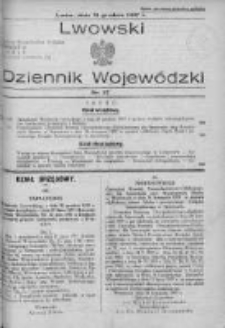 Lwowski Dziennik Wojewódzki. 1937, Nr 27