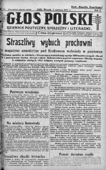 Głos Polski : dziennik polityczny, społeczny i literacki 7 czerwiec 1927 nr 154
