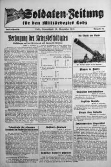 Soldaten = Zeitung der Schlesischen Armee 18 November 1939 nr 64