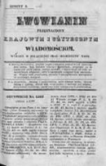 Lwowianin [Czyli Zbiór Potrzebnych i Użytecznych Wiadomości]. 1839-1840, z. 3