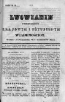 Lwowianin [Czyli Zbiór Potrzebnych i Użytecznych Wiadomości]. 1839-1840, z. 8