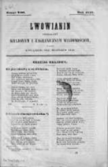 Lwowianin [Czyli Zbiór Potrzebnych i Użytecznych Wiadomości]. 1842, z. 8