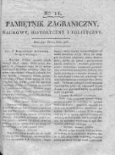 Pamiętnik Zagraniczny, Naukowy, Historyczny i Polityczny. 1816, nr 11