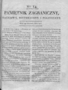 Pamiętnik Zagraniczny, Naukowy, Historyczny i Polityczny. 1816, nr 14