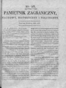 Pamiętnik Zagraniczny, Naukowy, Historyczny i Polityczny. 1816, nr 16