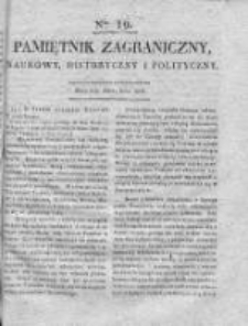 Pamiętnik Zagraniczny, Naukowy, Historyczny i Polityczny. 1816, nr 19