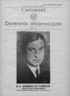 Lwowski Dziennik Wojewódzki. 1934, Nr 14