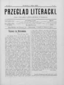 Przegląd Literacki : organ Związku Literackiego w Krakowie. 1896, nr 5