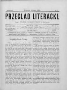 Przegląd Literacki : organ Związku Literackiego w Krakowie. 1896, nr 7