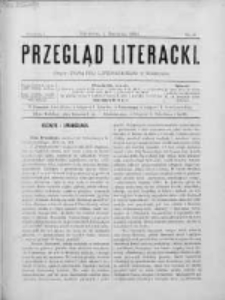 Przegląd Literacki : organ Związku Literackiego w Krakowie. 1896, nr 8
