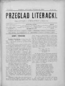 Przegląd Literacki : organ Związku Literackiego w Krakowie. 1896, nr 9-10