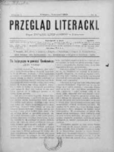 Przegląd Literacki : organ Związku Literackiego w Krakowie. 1896, nr 11