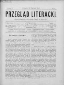 Przegląd Literacki : organ Związku Literackiego w Krakowie. 1897, nr 11