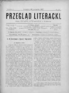 Przegląd Literacki : organ Związku Literackiego w Krakowie. 1897, nr 22