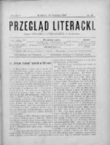 Przegląd Literacki : organ Związku Literackiego w Krakowie. 1897, nr 23