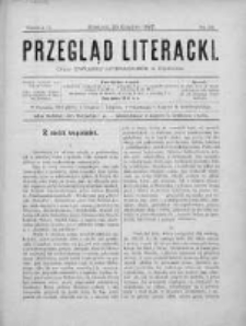 Przegląd Literacki : organ Związku Literackiego w Krakowie. 1897, nr 24