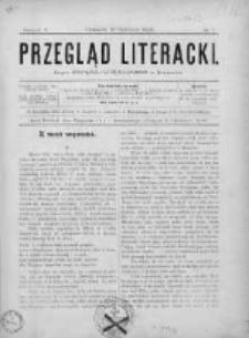 Przegląd Literacki : organ Związku Literackiego w Krakowie. 1898, nr 1