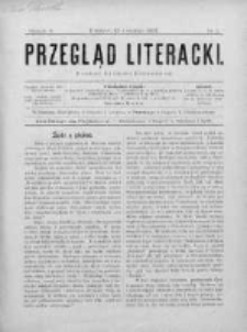 Przegląd Literacki : organ Związku Literackiego w Krakowie. 1898, nr 7