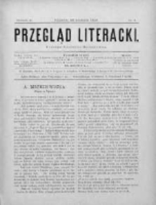 Przegląd Literacki : organ Związku Literackiego w Krakowie. 1898, nr 8